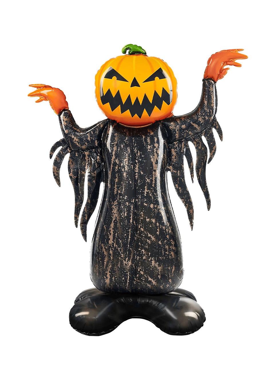 Halloween Korkunç Balkabağı Folyo Balon Ayaklı Cadılar Bayramı Parti Balonu 115 cm