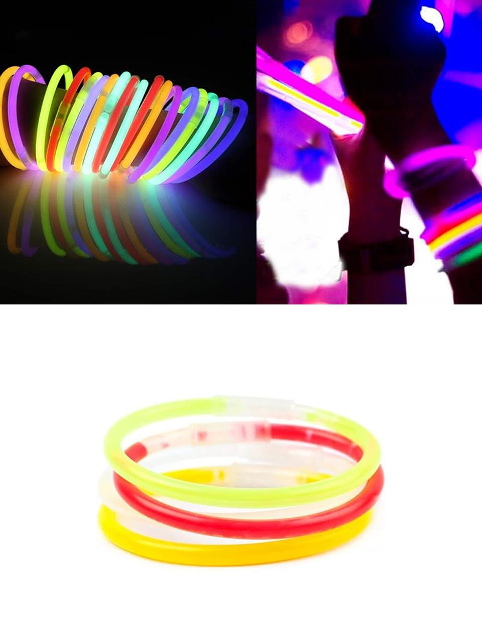 Fosforlu Neon Bileklik Parti Aksesuarı
