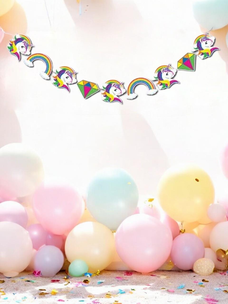 Unicorn Dekoratif Banner