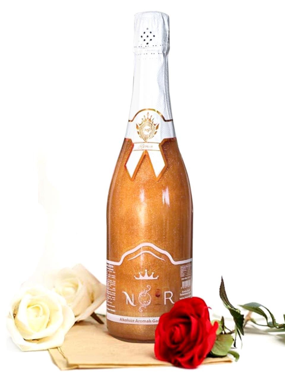 Simli Alkolsüz Şampanya Kavun Aromalı 750 ml