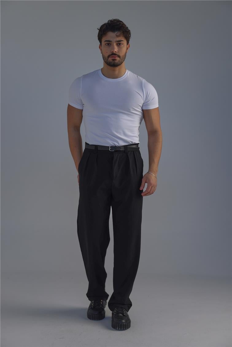 Basic Slim Fit T-Shirt Beyaz