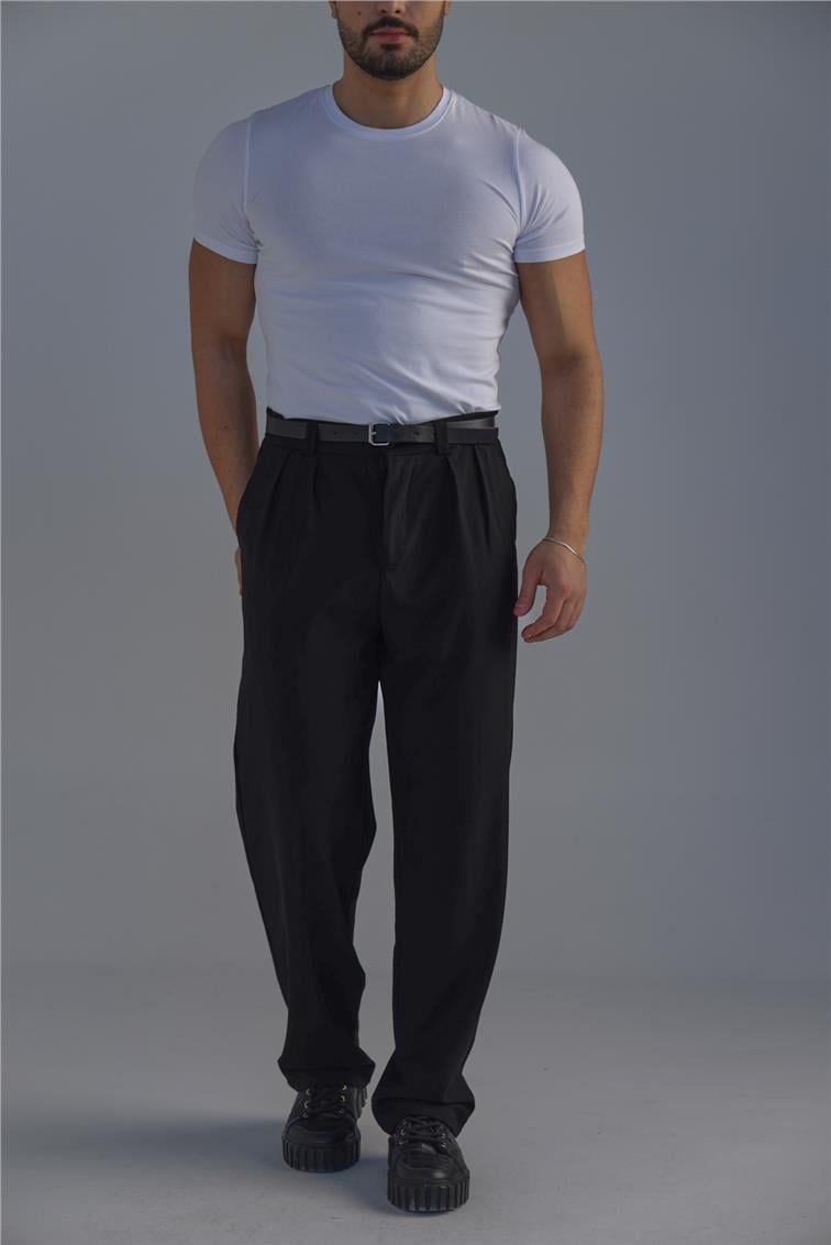 Basic Slim Fit T-Shirt Beyaz