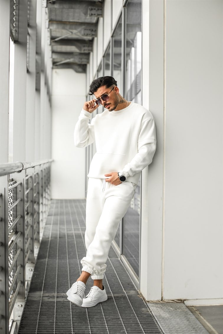 Bel Detaylı Oversize Sweatshirt