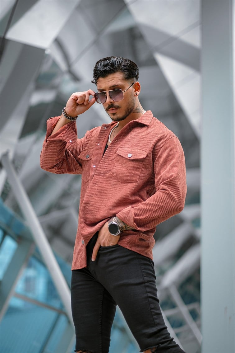 Double Pocket Oversize Kadife