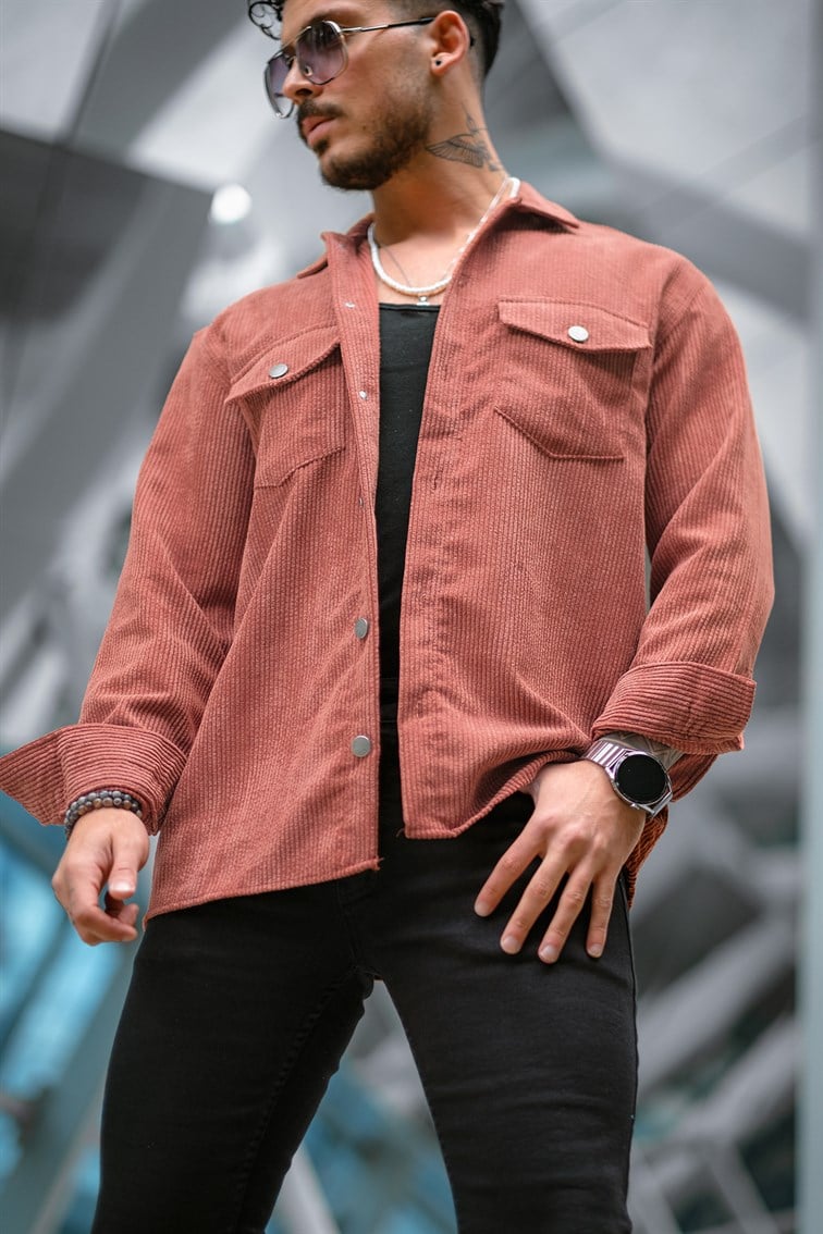 Double Pocket Oversize Kadife