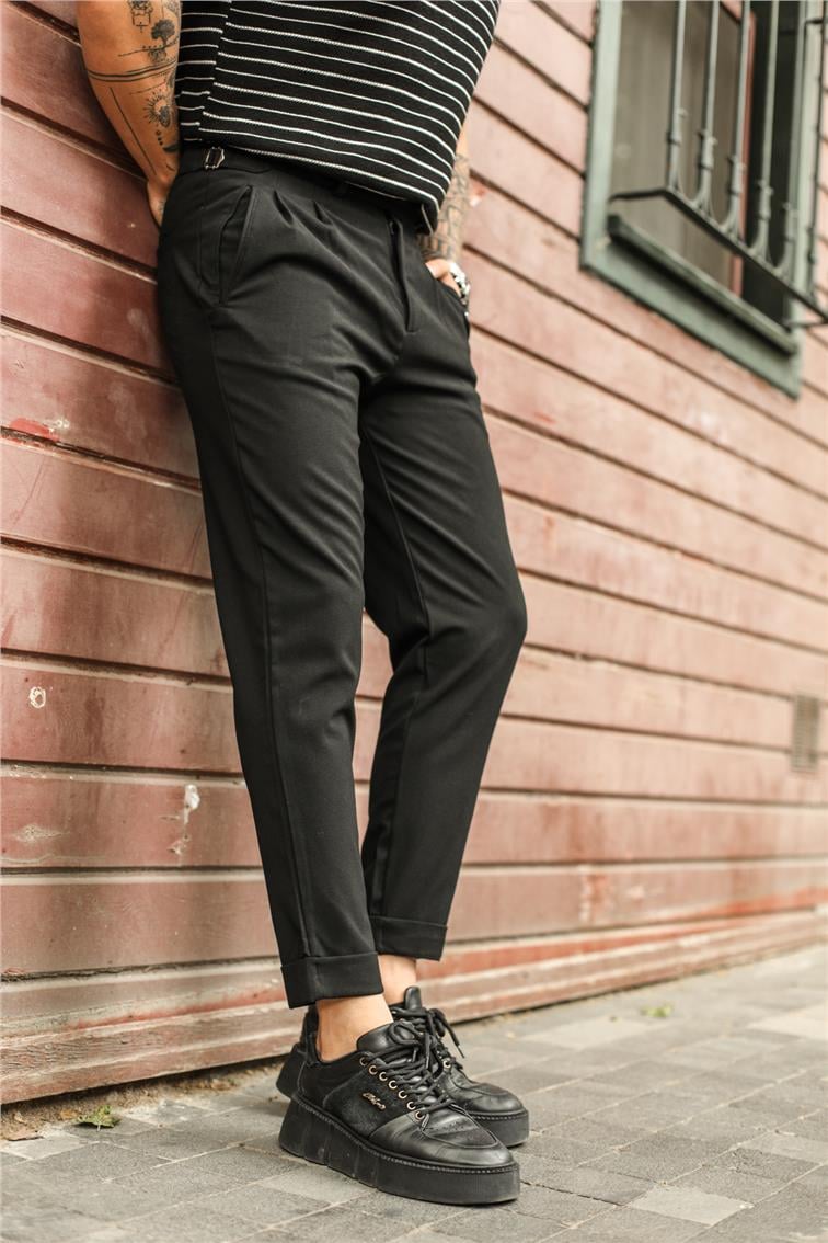 Flawless Klasik Kalem Pantolon Siyah