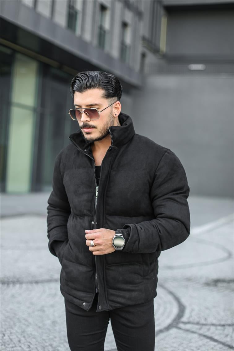 Numuk Şişme Mont Siyah