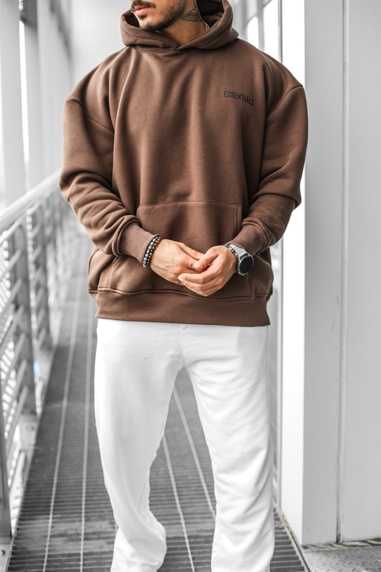 Yazı Detay Oversize Sweatshirt