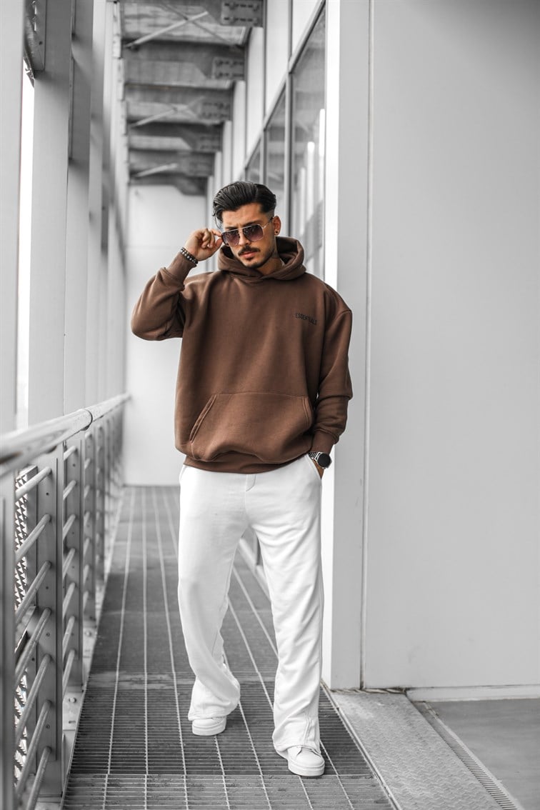 Yazı Detay Oversize Sweatshirt