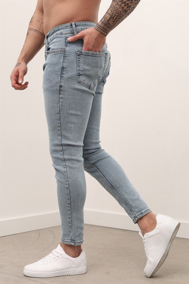 Yıkama Detaylı Skinny Jean