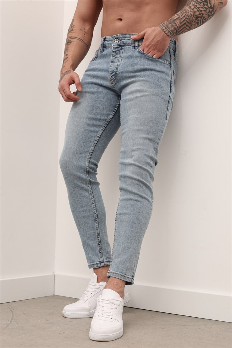 Yıkama Detaylı Skinny Jean