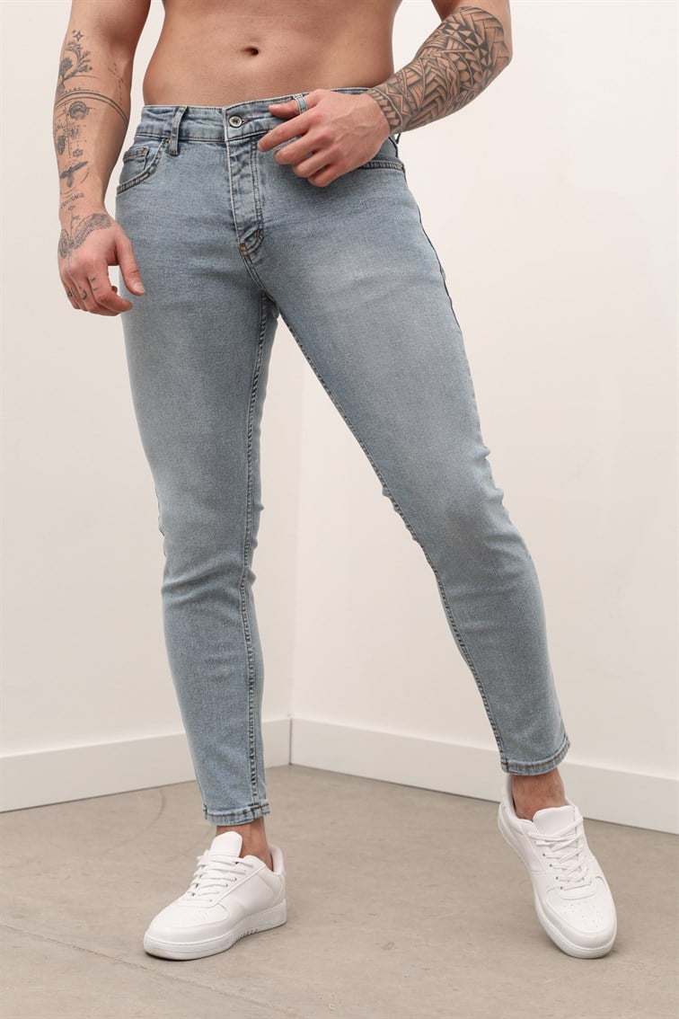 Yıkama Detaylı Skinny Jean