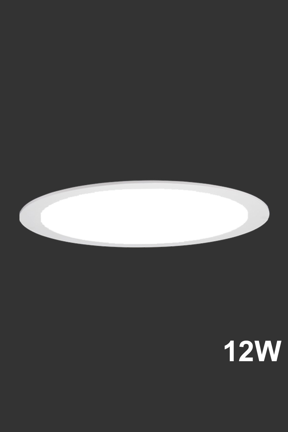 LamptimeSıva Altı Slim LED Downlight 12W Yuvarlak