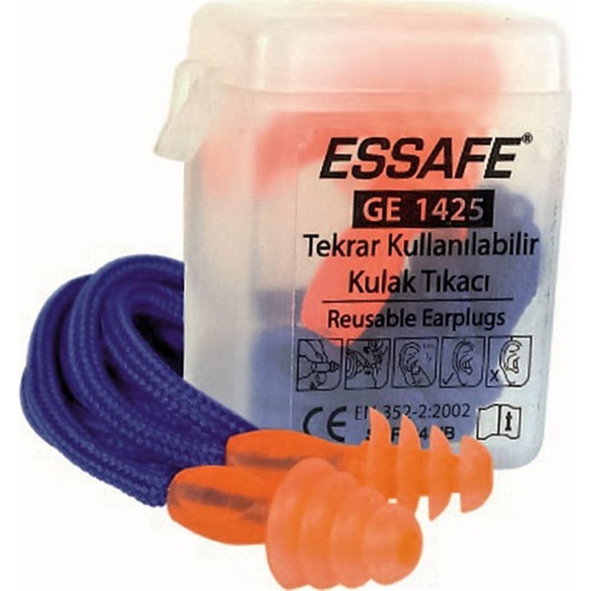 MarkasızEssafe GE-1425 Kordonlu Kulak Tıkacı
