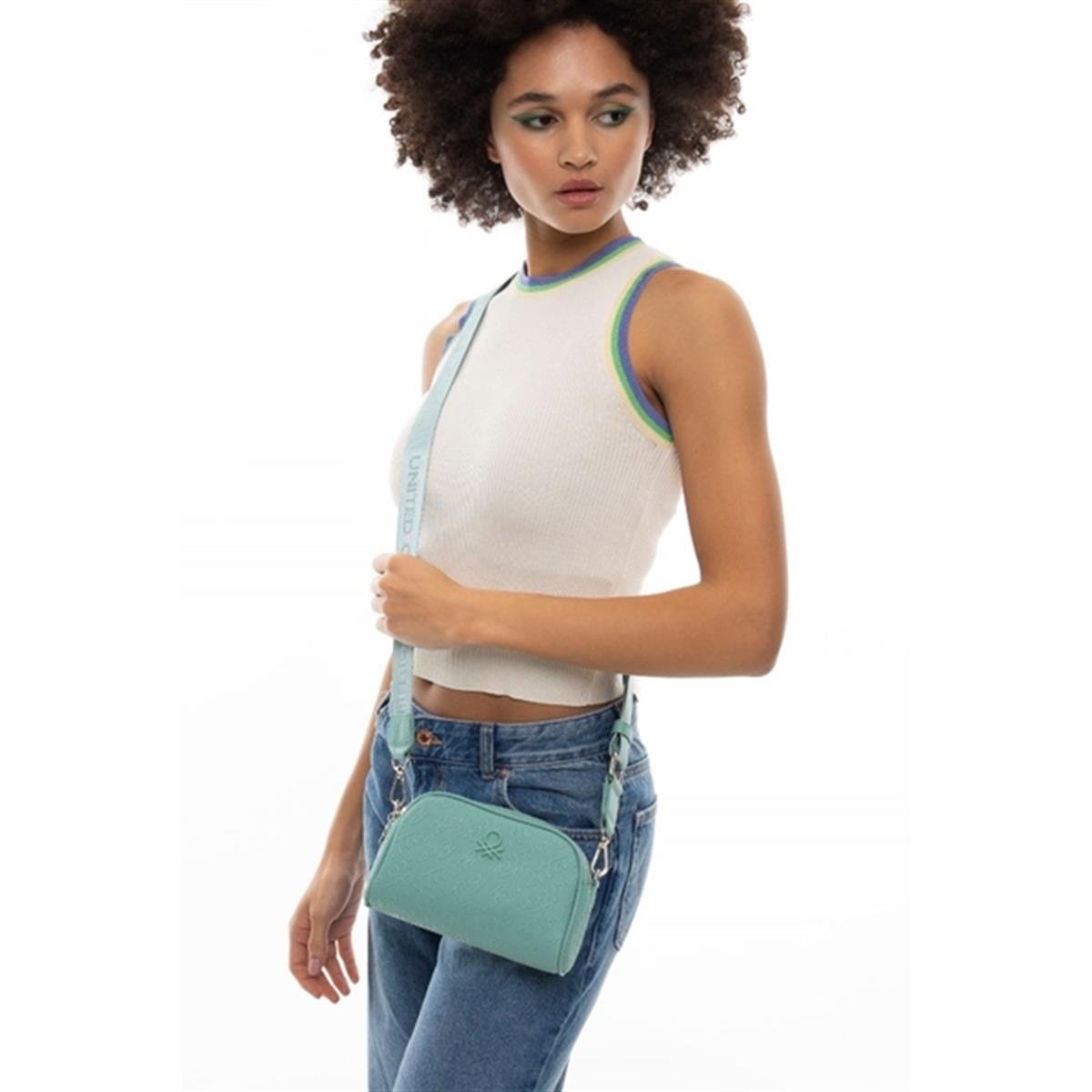 Benetton Bnt 1072 Kadın Çapraz Çanta - Su Yeşili nehironline