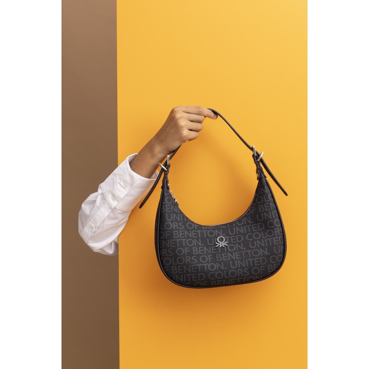 Benetton Bnt 1404 Kadın Kol Çantası - Siyah nehironline