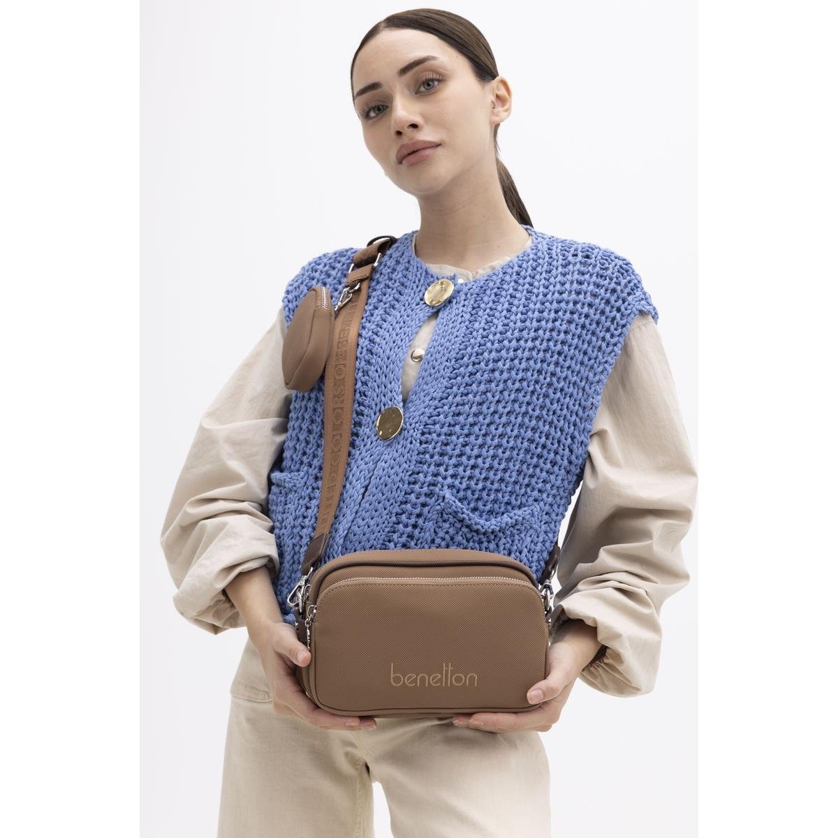 Benetton Bnt 1419 Kadın Çapraz Çanta - Camel nehironline