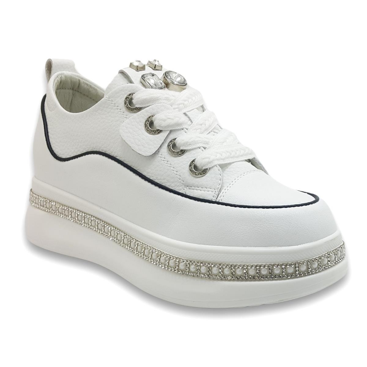 Guja 308 1 24KA Kadın Sneaker Günlük Ayakkabı - Beyaz nehironline