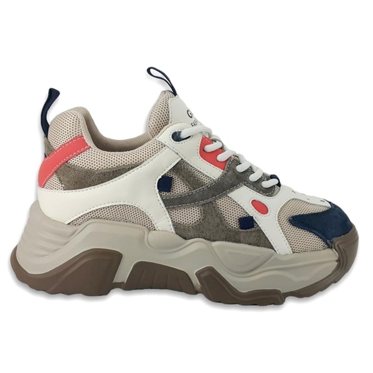 Guja 371 22KA Sneaker Spor Günlük Bayan Ayakkabı - Bej nehironline