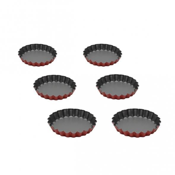 Guardını Mini Tart K. Seti 6Lı 12Cm Granit Kırmızı
