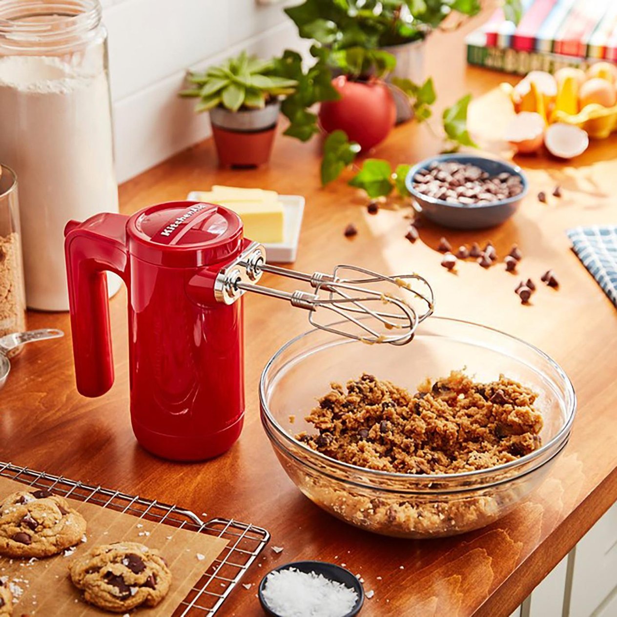 KitchenAid Cordless El Mikseri 7 Hız 5KHMB732 EER - Empire Red