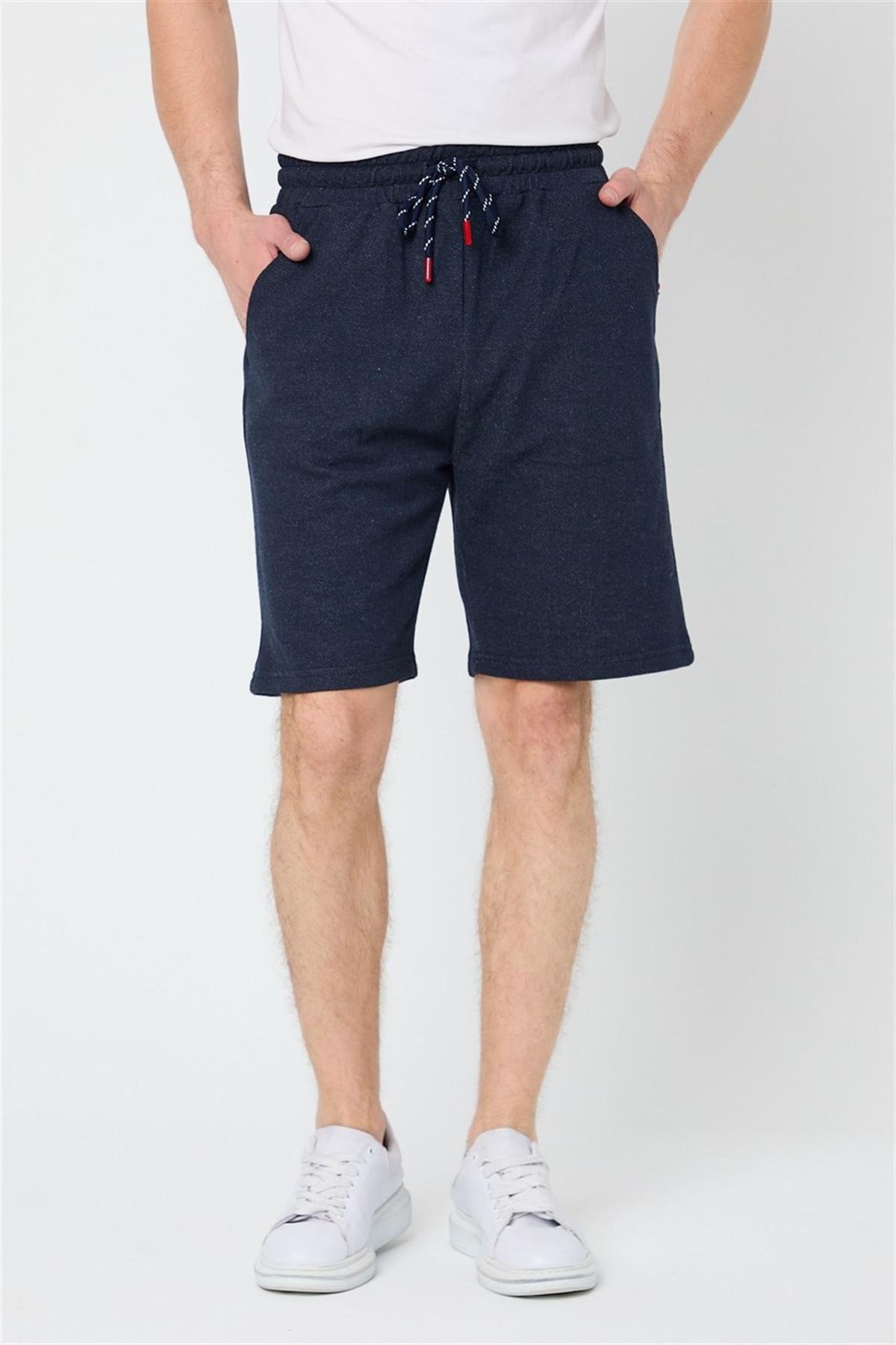 COMEOR Erkek Lacivert Regular Fit Şort & Bermuda 