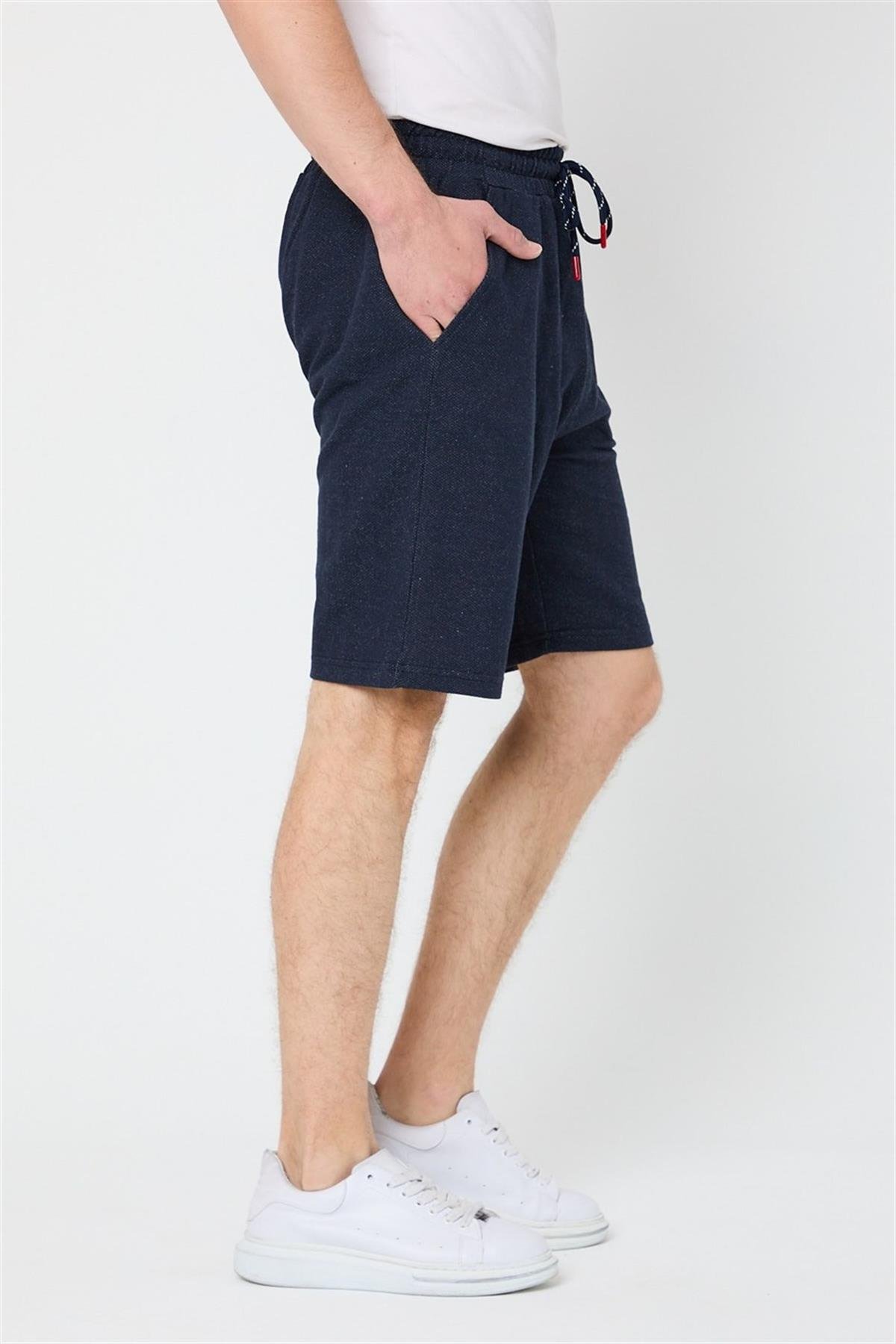 COMEOR Erkek Lacivert Regular Fit Şort & Bermuda 