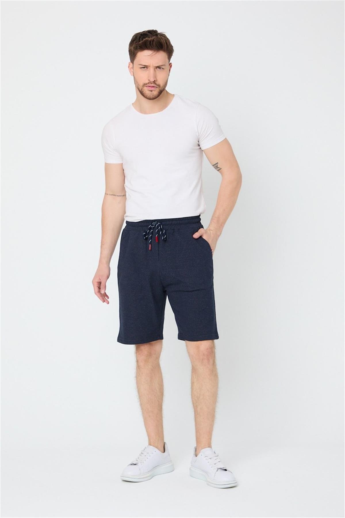 COMEOR Erkek Lacivert Regular Fit Şort & Bermuda 