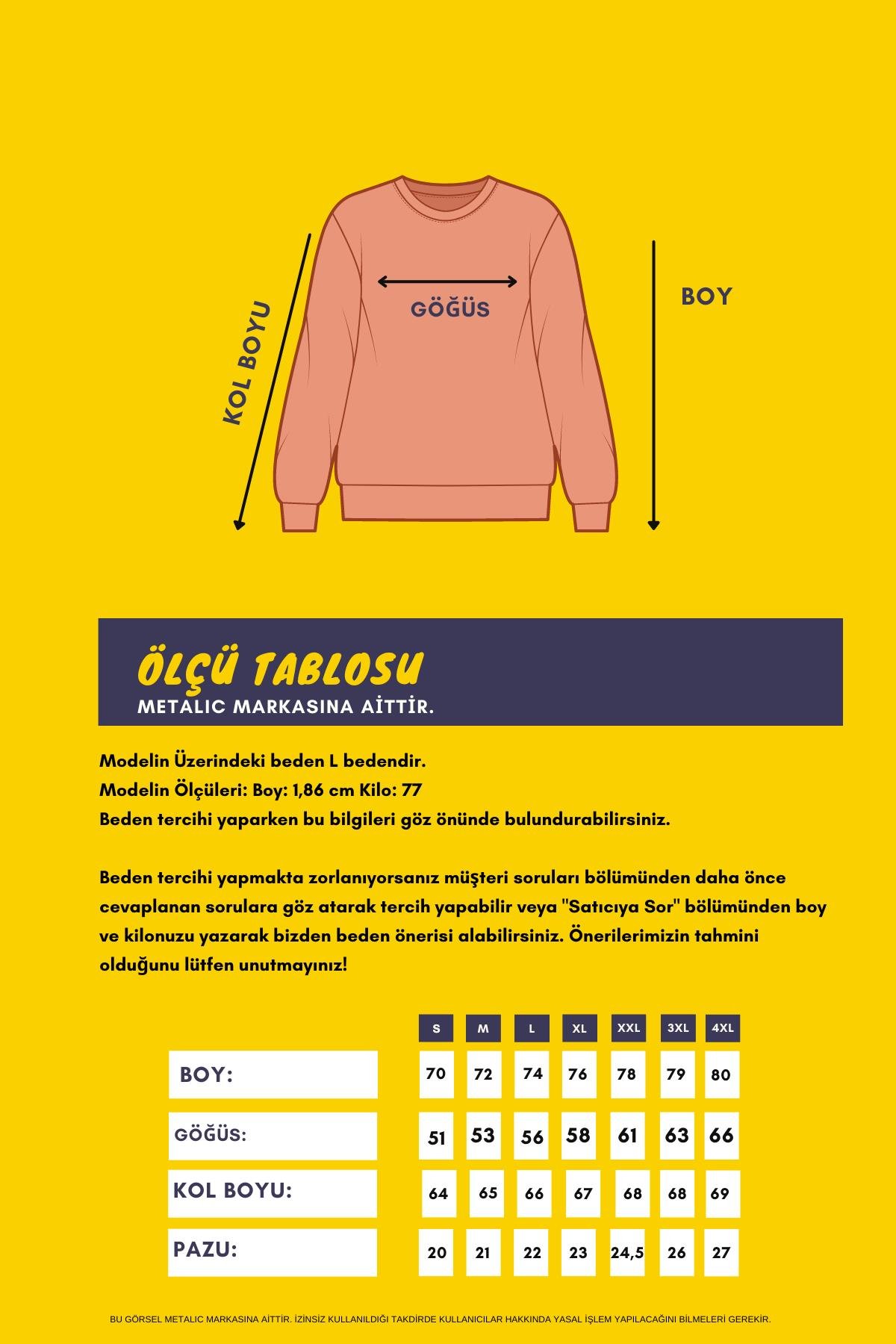 Erkek İndigo Çift Bisiklet Yaka Standart Rahat Kesim Sweatshirt