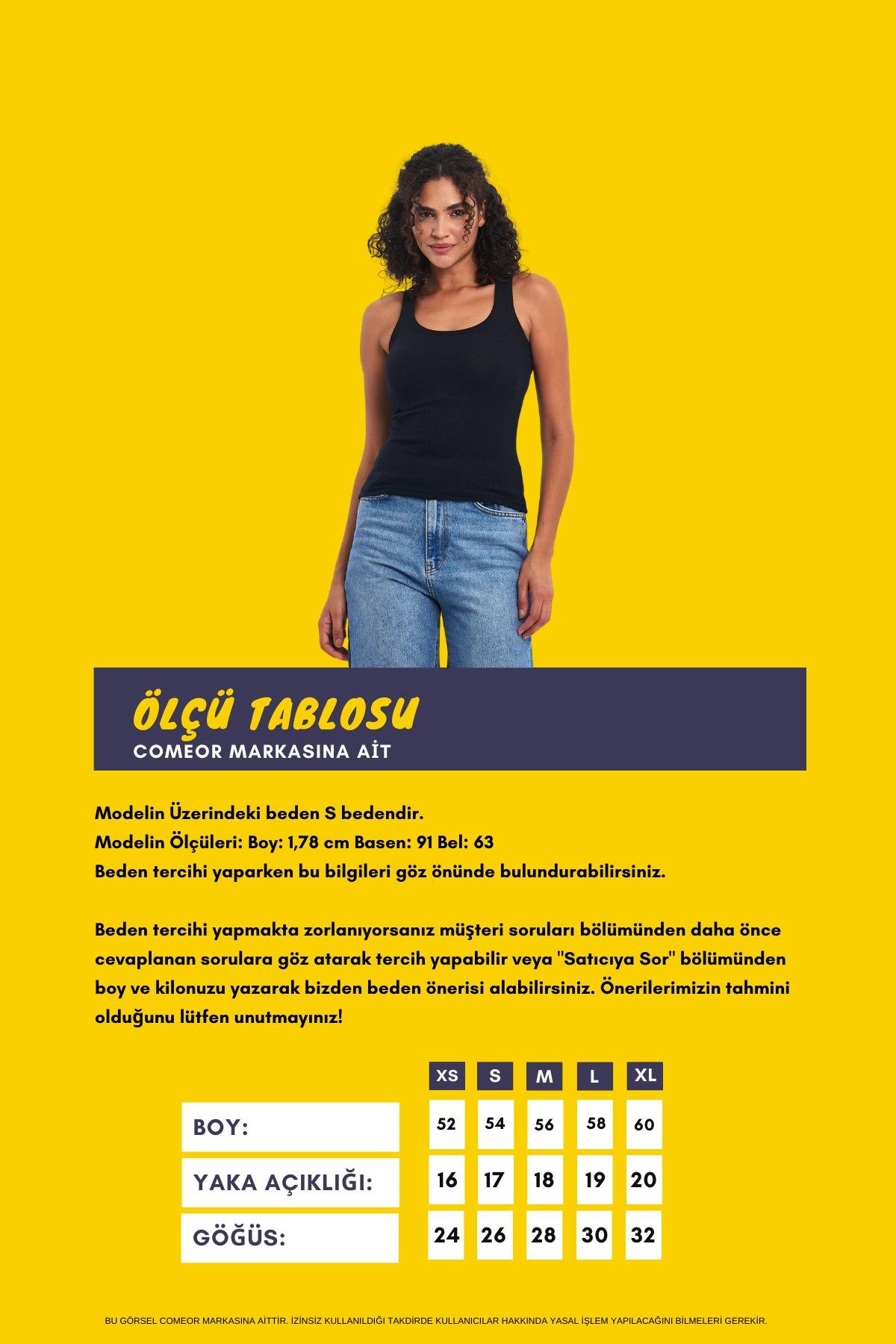 Kadın Siyah Fitilli Görünümlü Askılı Kalın Basic Atlet Bluz CMRB92