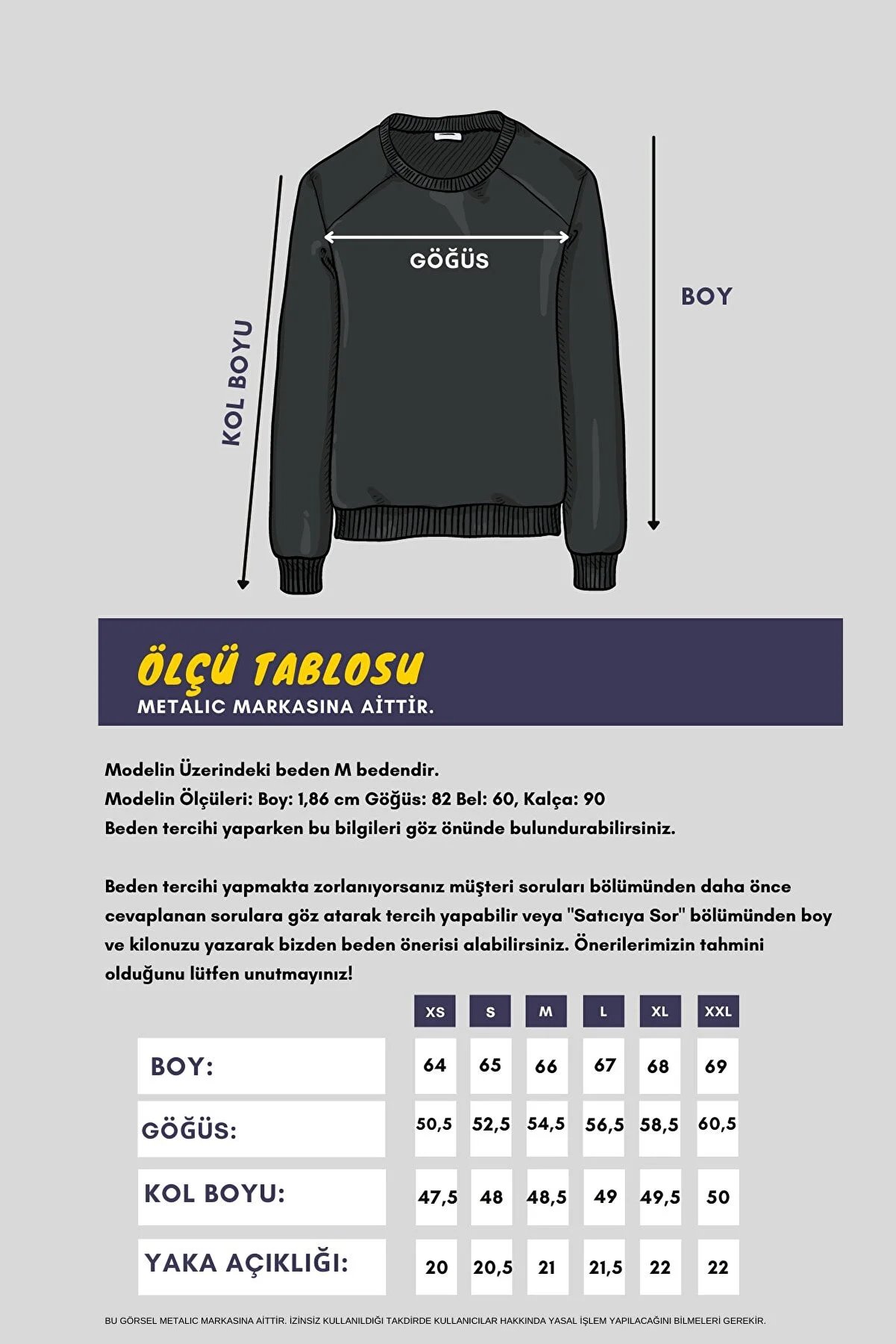Metalic Kadın Siyah Renk Basic Bisiklet Yaka Sweatshirt