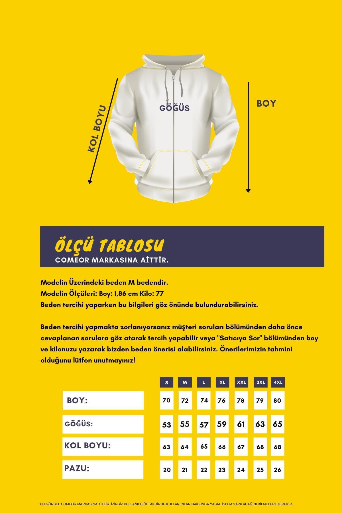 Siyah-Antrasit Kanguru Cepli Kapüşonlu Fermuarlı İçi Pamuklu 2'Li Erkek Sweatshirt