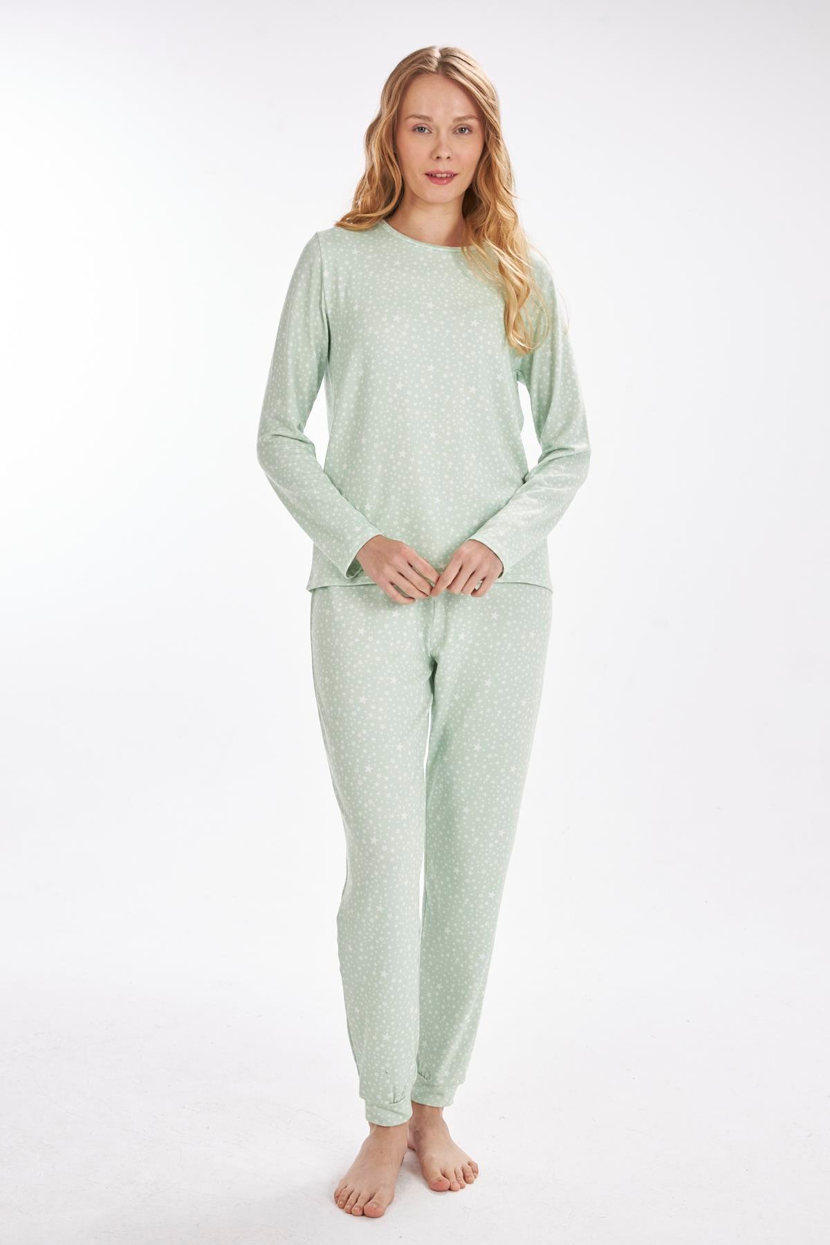 Amor Yeşil Kadın Pijama Takımı