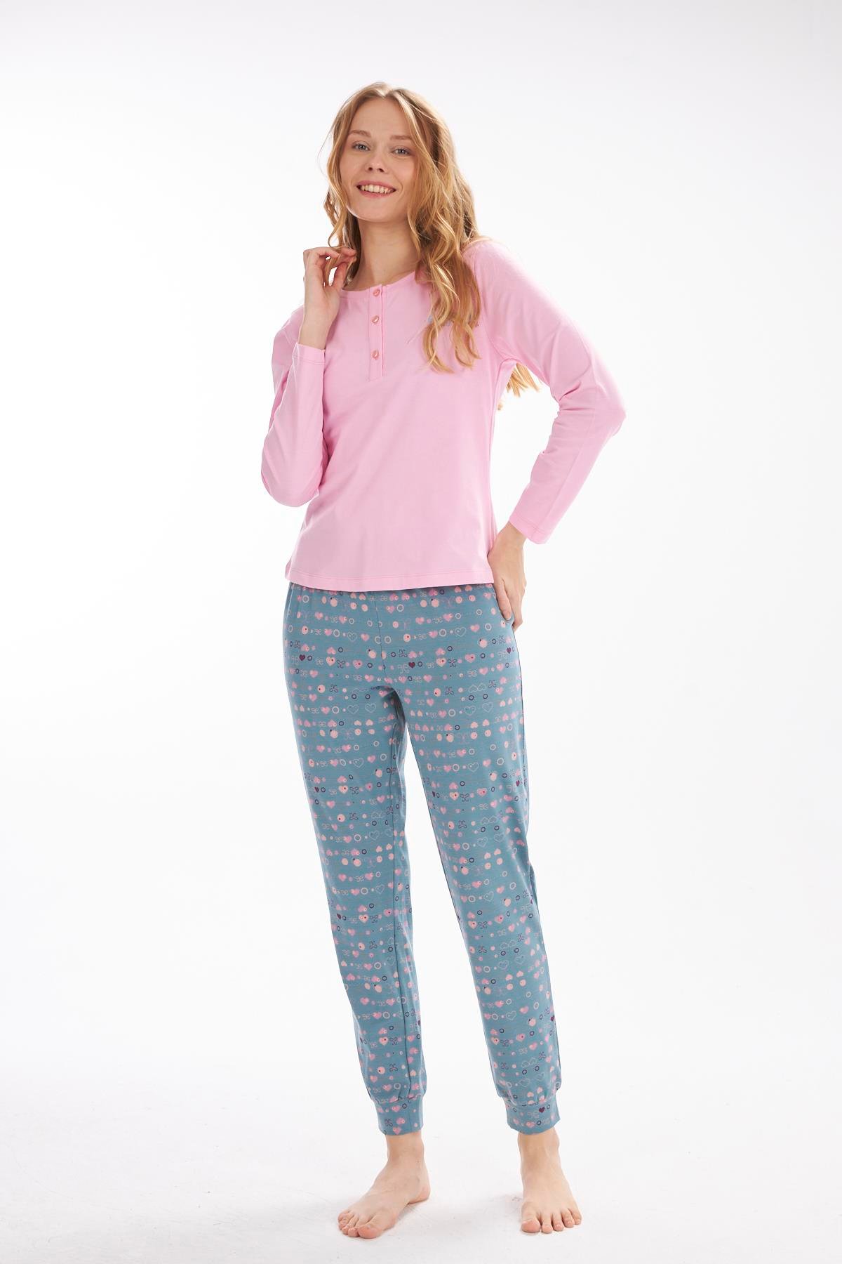 Beautiful Love Pembe Kadın Pijama Takımı