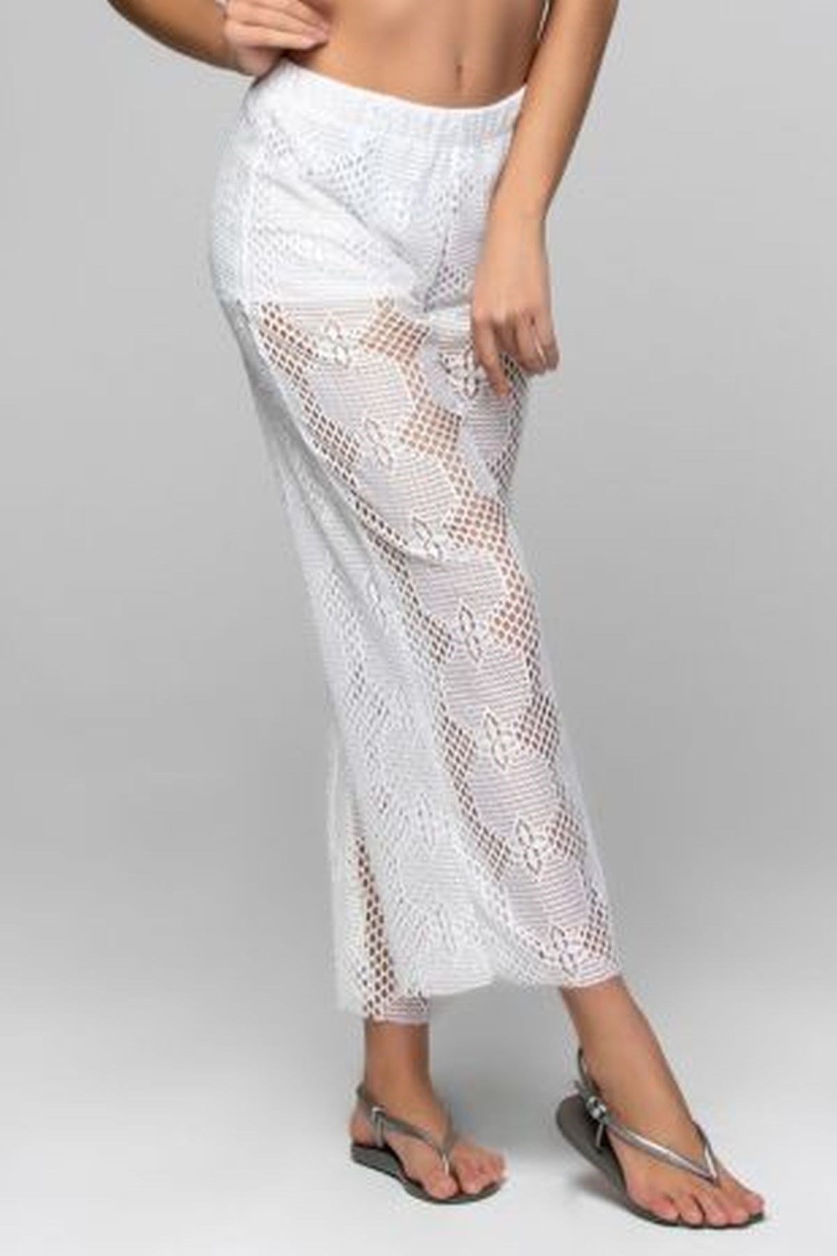 Lace plaj pantolon