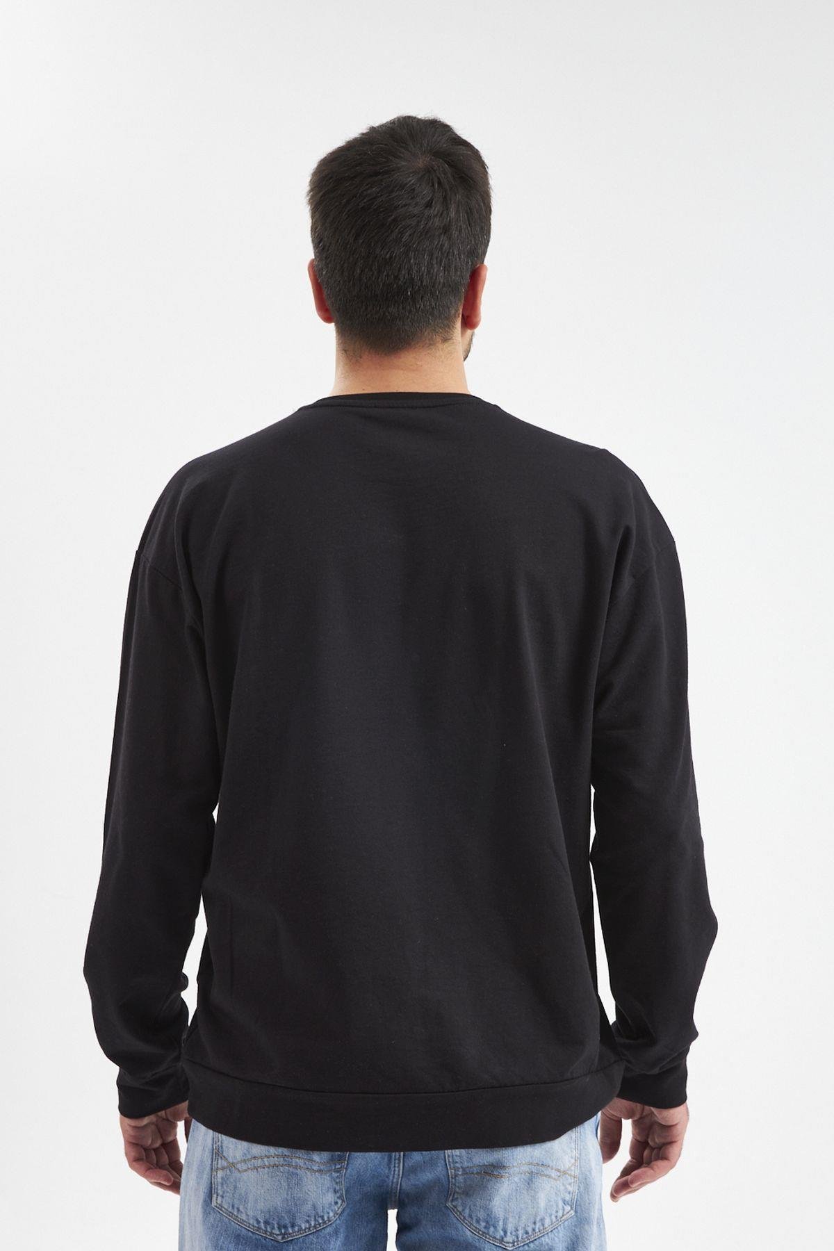 My deer yeni yıl temalı Aile Siyah Sweatshirt.Ayrı ayrı satılır ve fiyatlar farklıdır