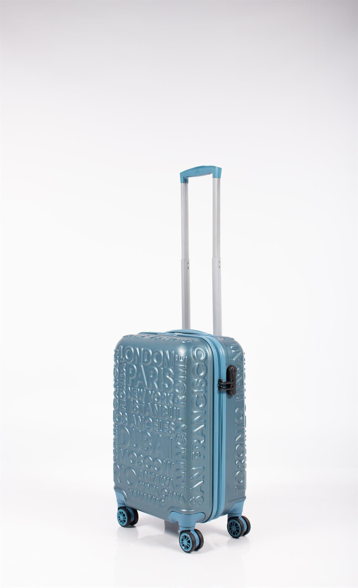 112 ABS Valiz Ice Blue Kabin Boy