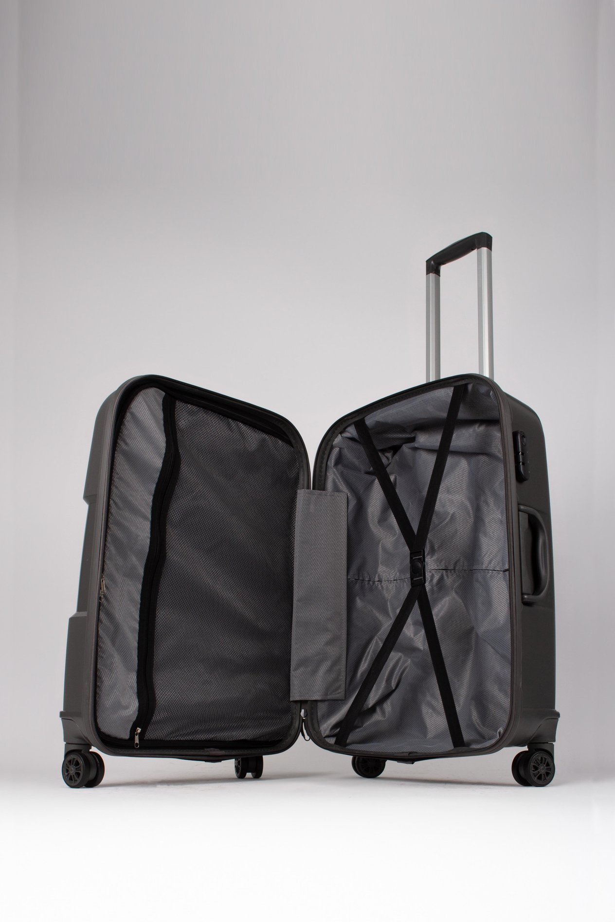 Albatros PP501 Dark Grey Valiz Büyük Boy