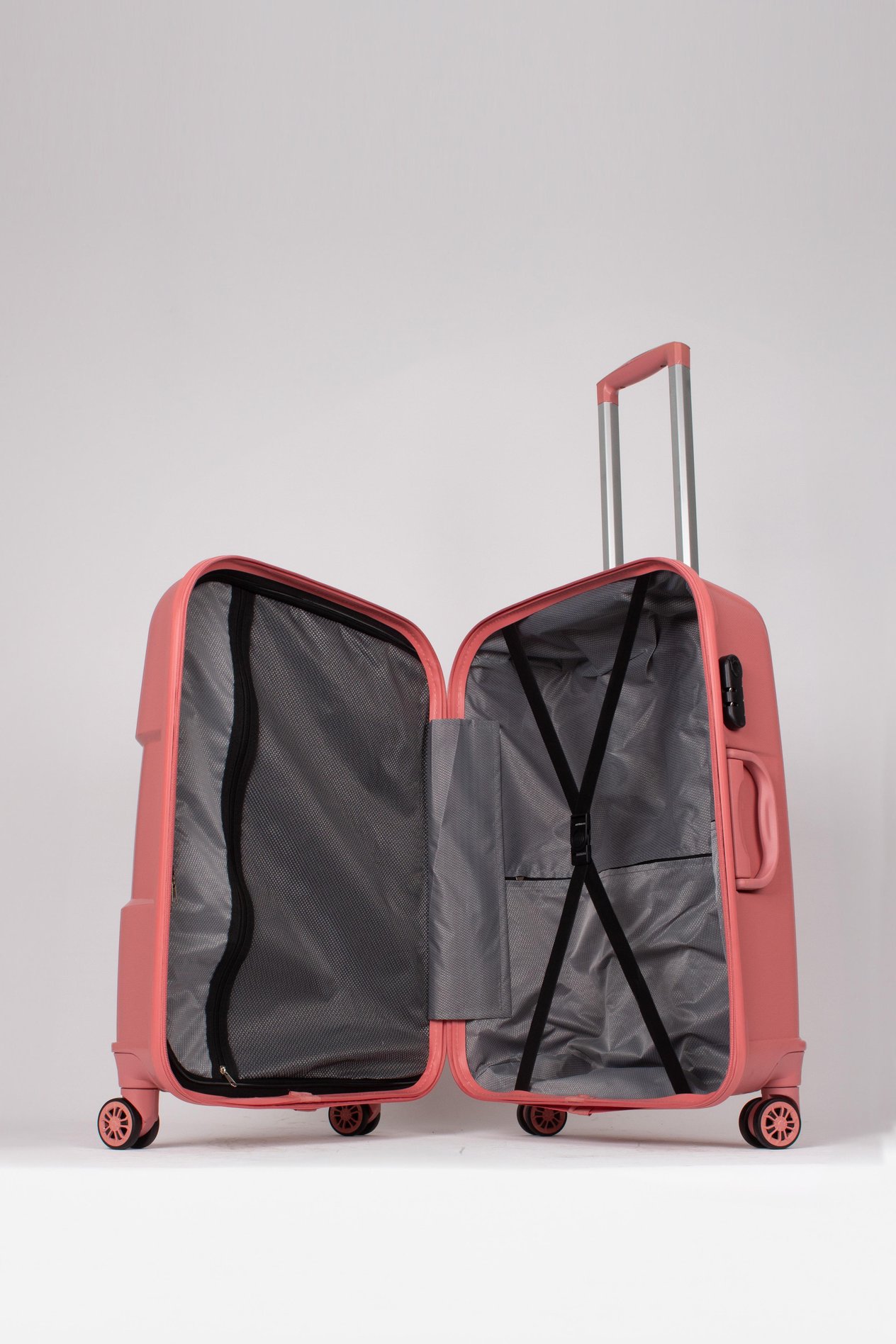 Albatros PP501 Dark Rose Valiz 3'lü Set