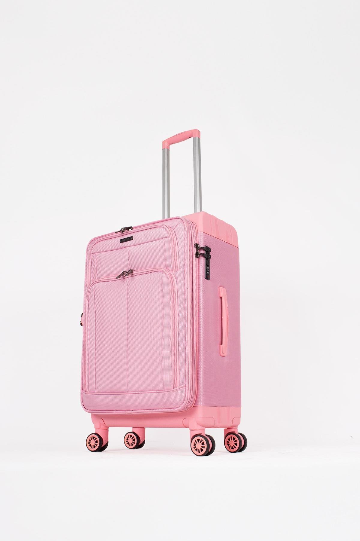 Hybrid New Pink Valiz 3'lü Set