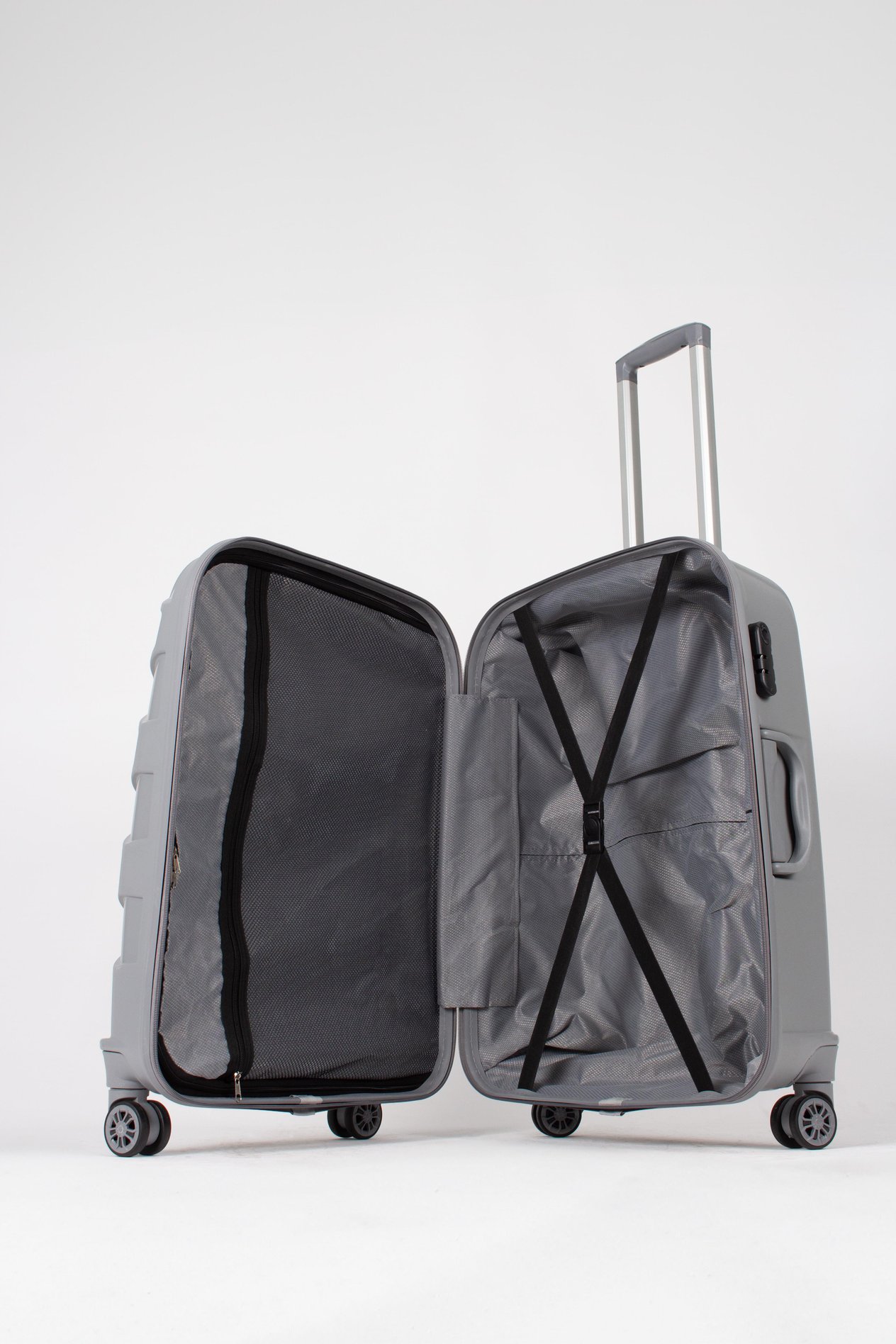 PP504 Valiz Silver Set