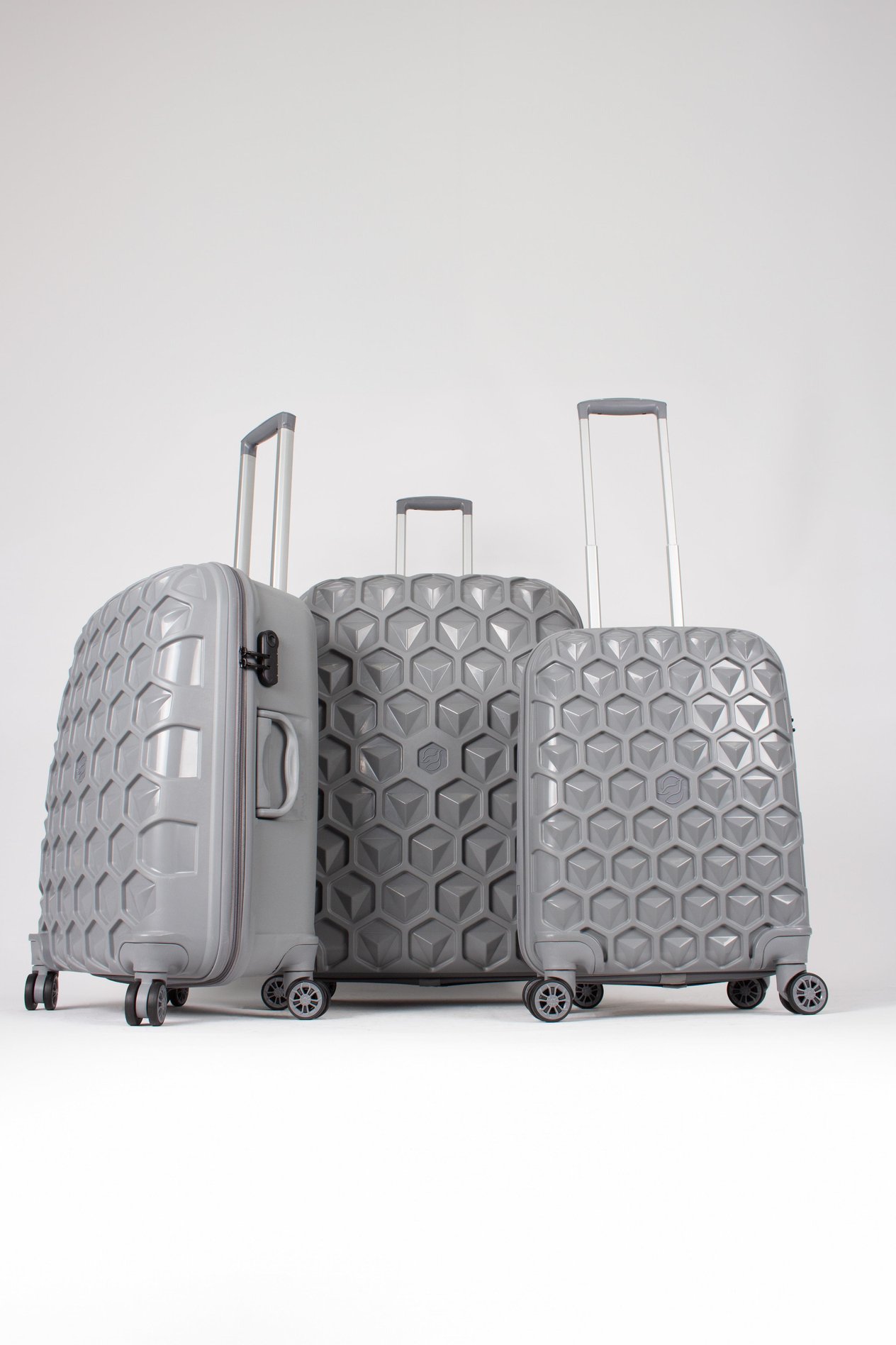 PP504 Valiz Silver Set