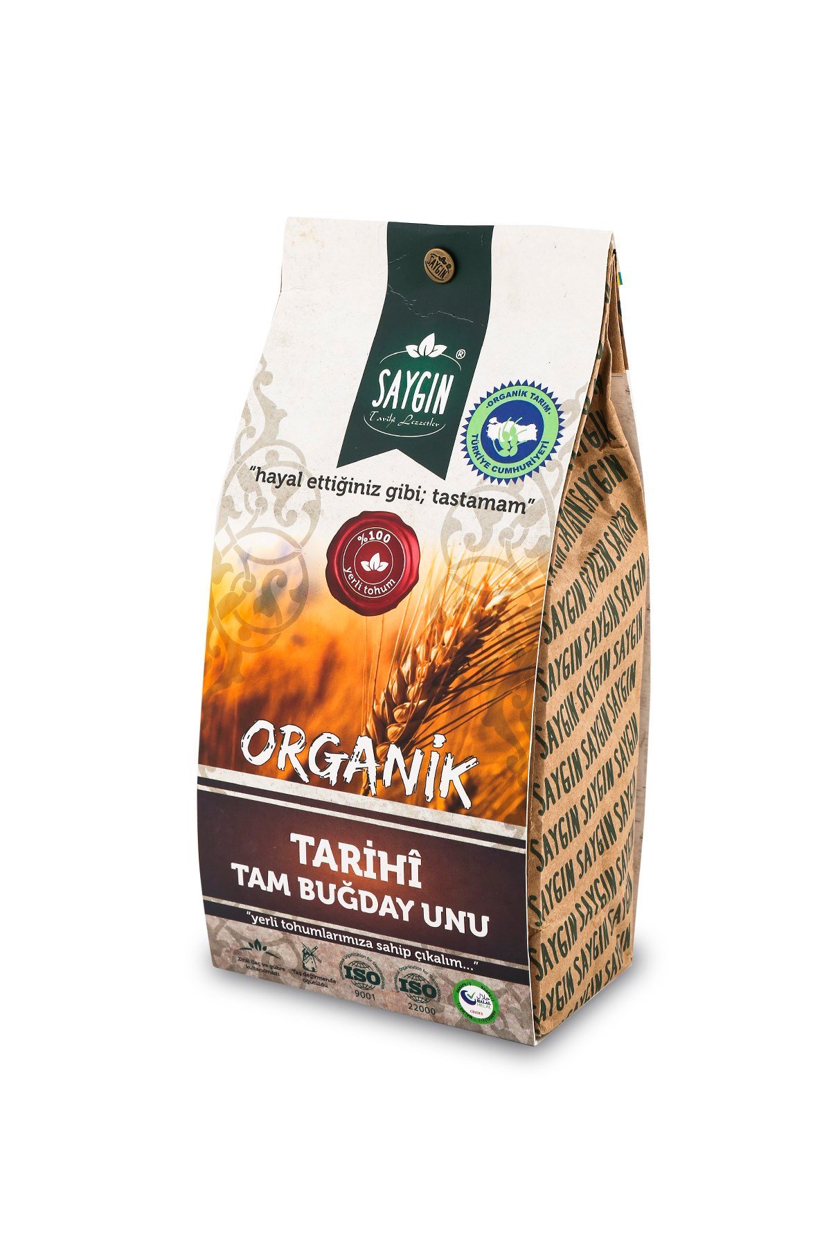 Organik Tam Buğday Unu 750 G