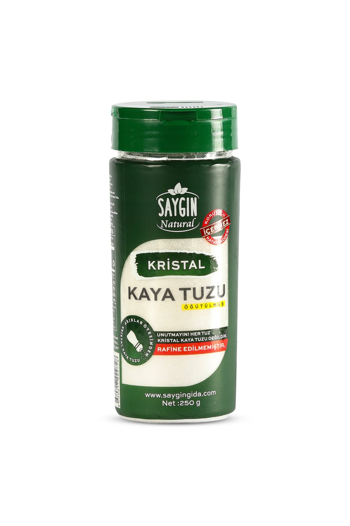 SAYGIN Kaya Tuzu Sofralık Tuzluklu 250 Gr