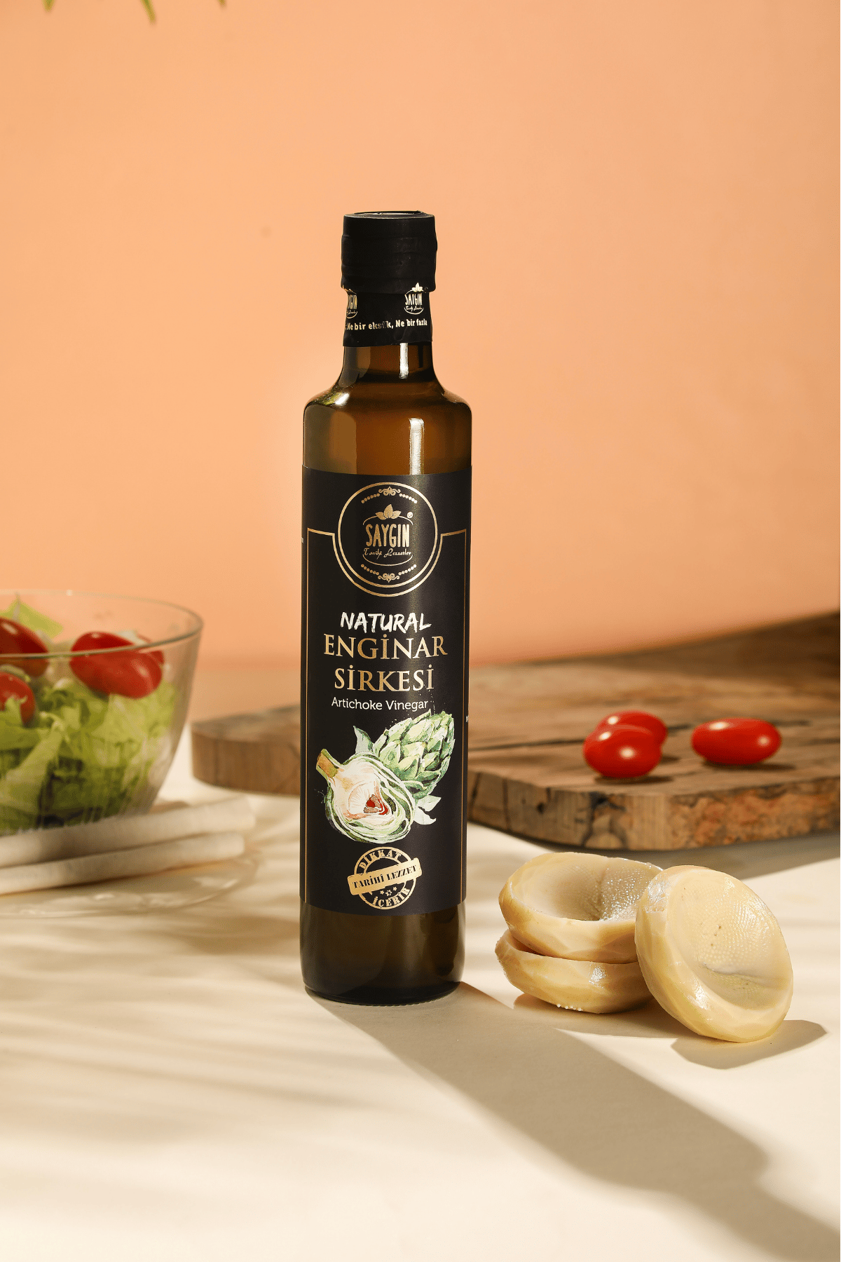 SAYGIN Natürel Enginar Sirkesi 500 ml