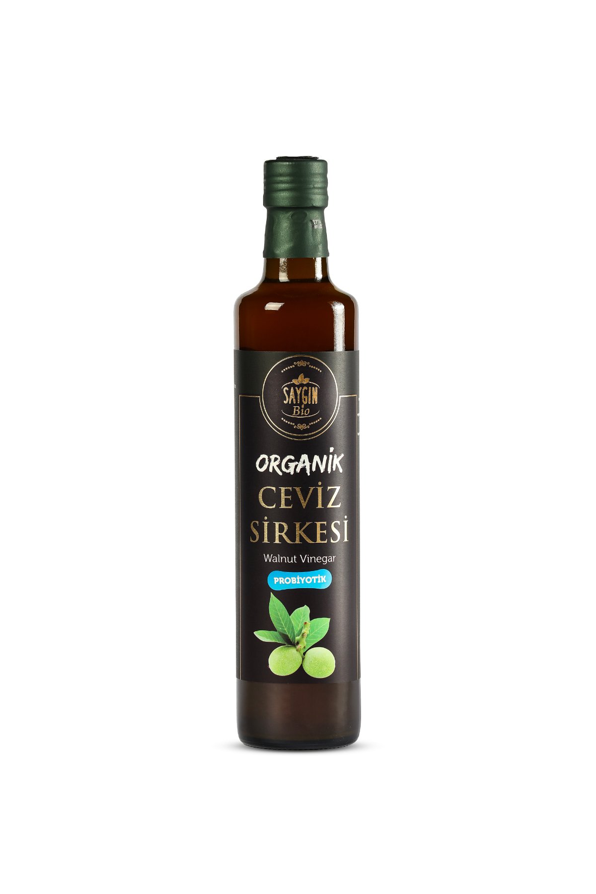 SAYGIN Organik Ceviz sirkesi 500 mL