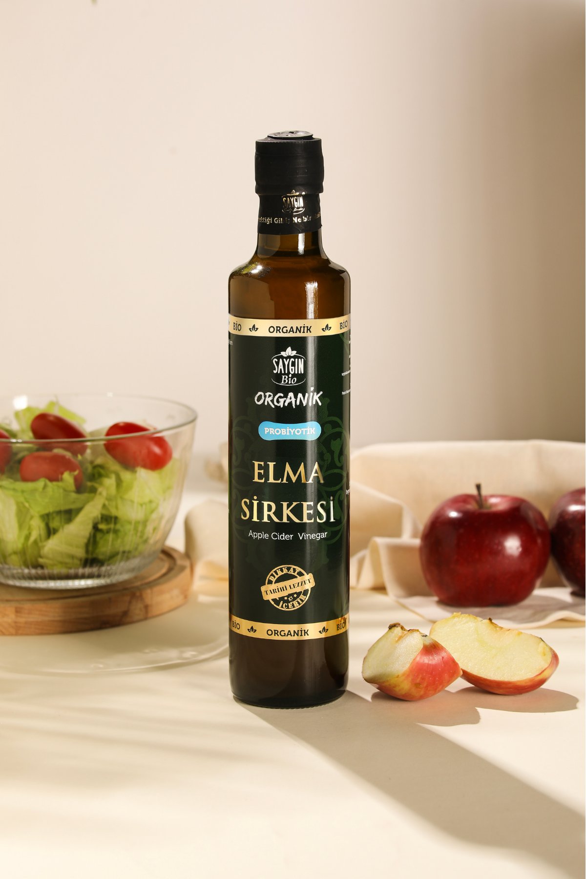 SAYGIN Organik Elma Sirkesi 500 ml
