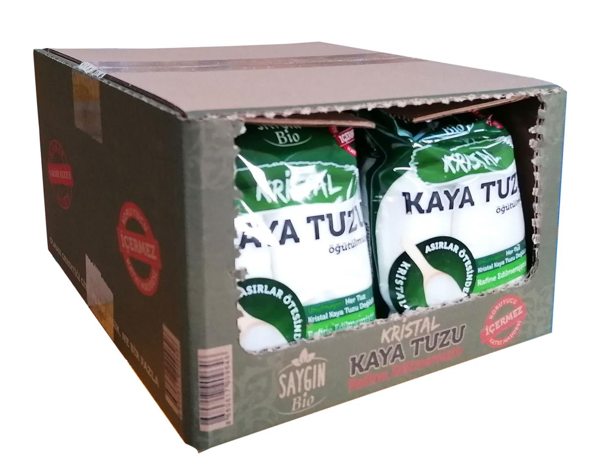 Toptan Kristal Kaya Tuzu Öğütülmüş 500 G x 14 Adet