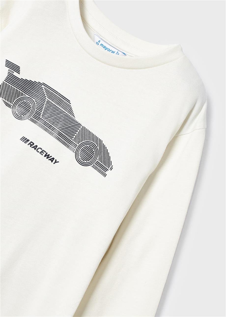 Mayoral Erkek Çocuk Uzun Kollu Baskılı Tshirt