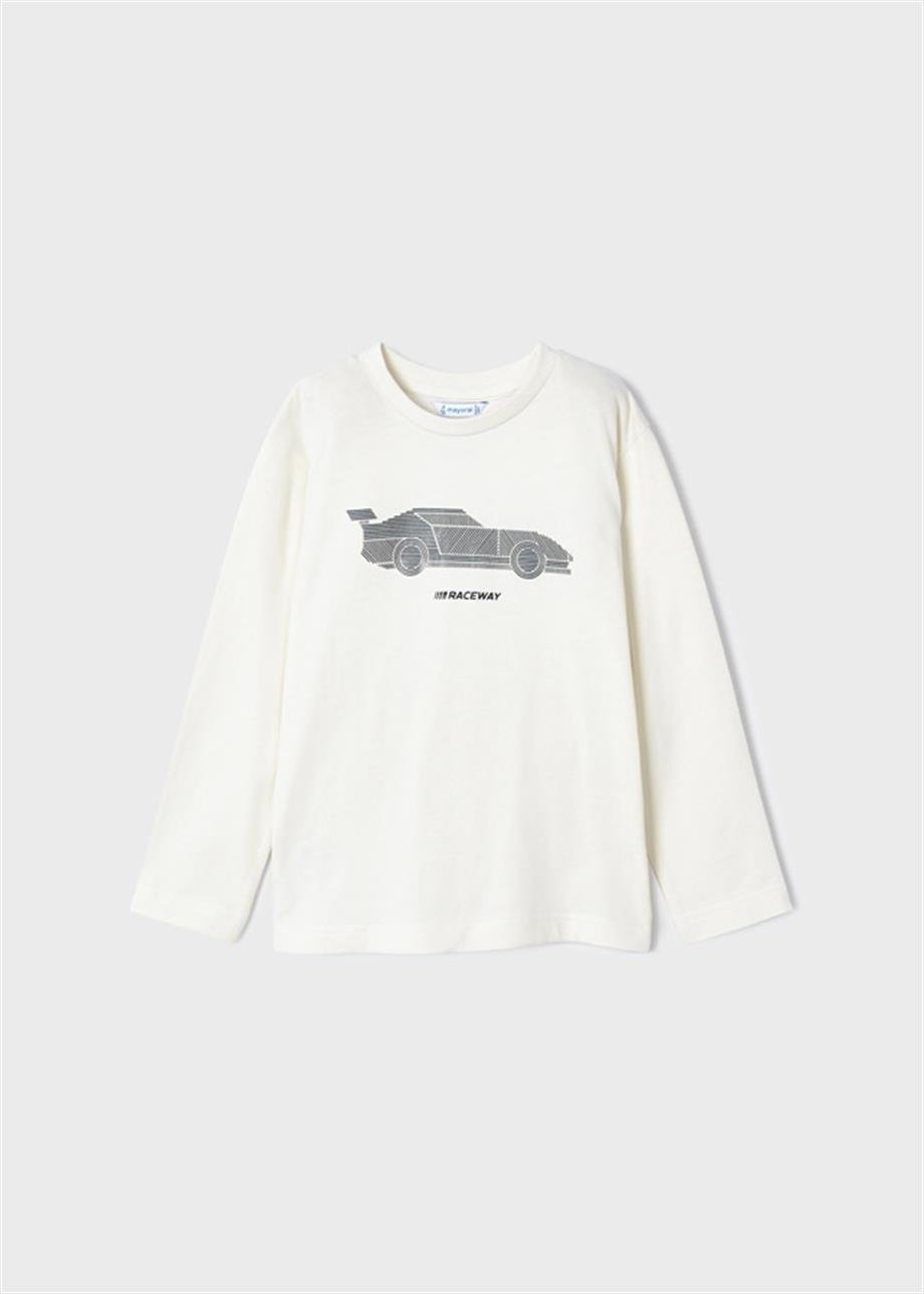 Mayoral Erkek Çocuk Uzun Kollu Baskılı Tshirt